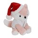 preview thumbnail 2 of 2, Lambs & Ivy Autumn Pink Fox Holiday/Christmas Plush Stuffed Animal Toy