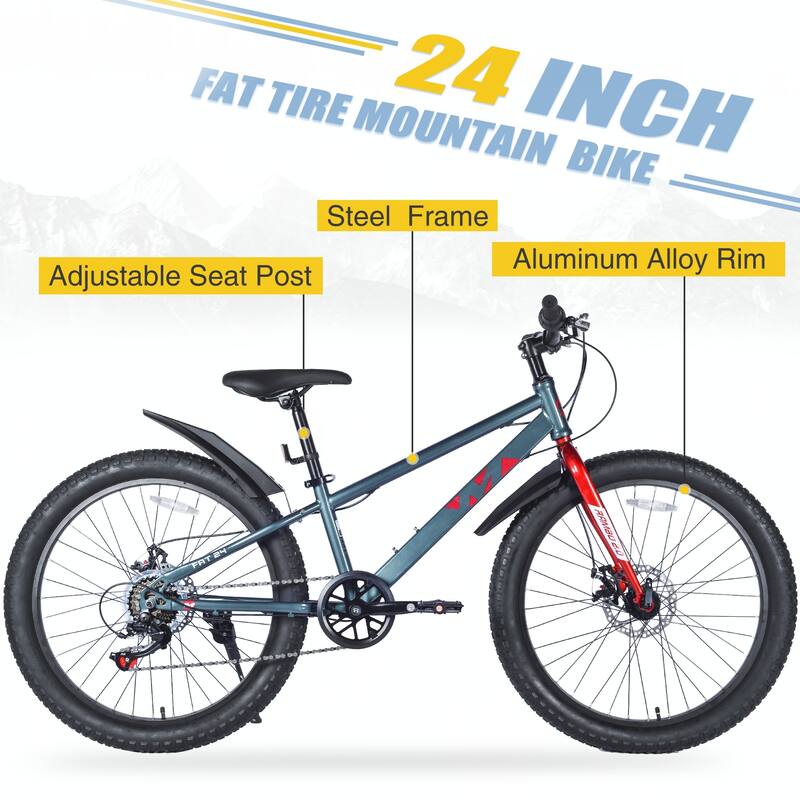 Mountain Bike,24 inch shimano 7-Speed bike