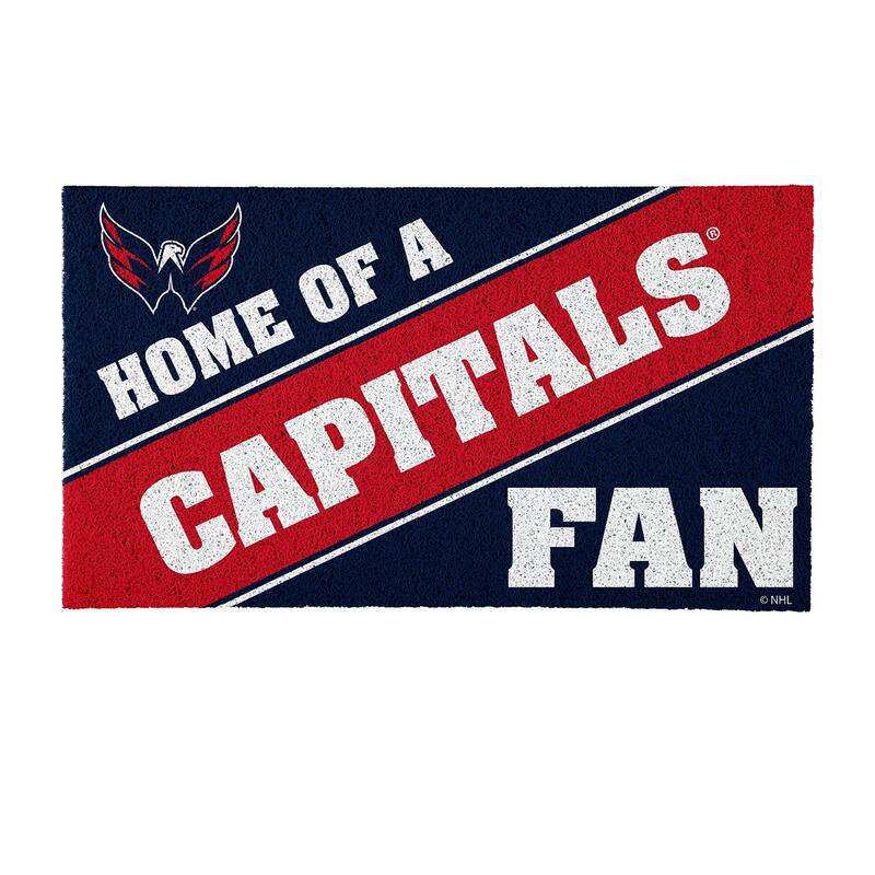 Washington Capitals PVC Door Mat - Multi-Color