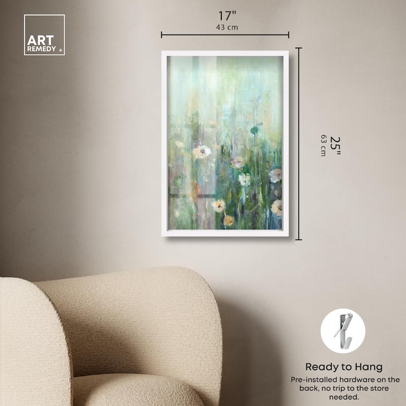 Harmony Green I Shadowbox by Art Remedy