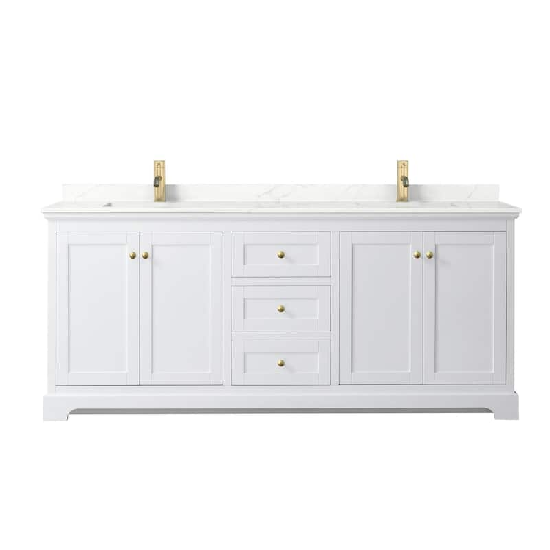 Wyndham Collection WCV232380D-QTZ-UNSMXX Avery 80" Free Standing