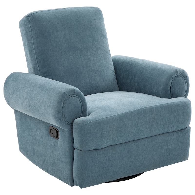 Christopher Knight Home - Thorne Chenille Swivel Recliner Rocker Chair with Adjustable Backrest