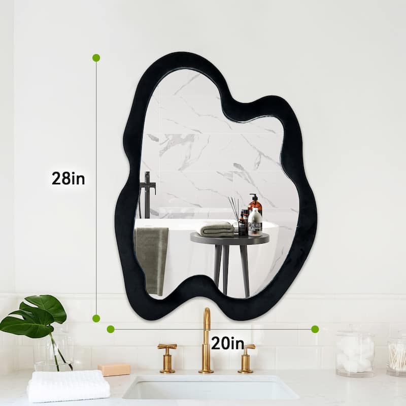 Irregular Asymmetrical Wall Mirror