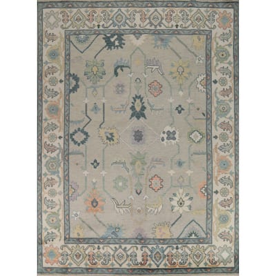 Oushak Indian Area Rug Handmade Oriental Wool Carpet - 8'2" x 10'0"