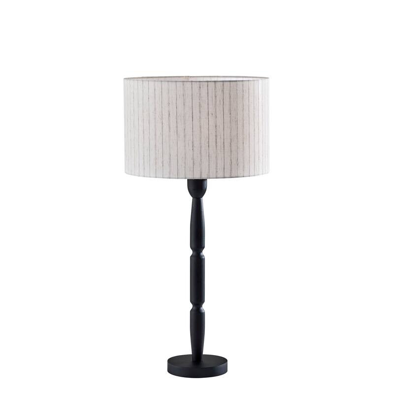 Nigel Table Lamp - Black Wood