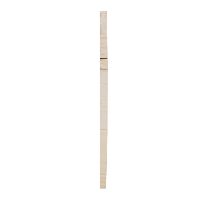11 7/8"W x 11 7/8"H x 1/2"P Rural Wood Mosaic Wall Tile, Oak - 11 7/8"W x 11 7/8"H x 1/2"P