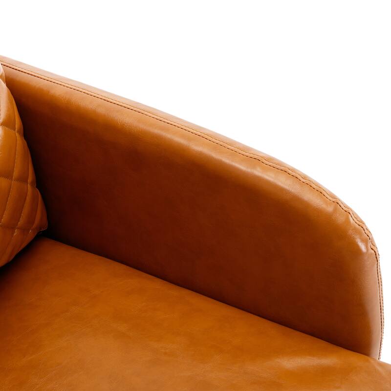 Modern Velvet Loveseat Couch with Pull Out Bed