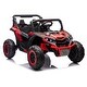 preview thumbnail 25 of 98, 24V Ride-On UTV for Kids, Double Seat, Parental Remote, Four-Wheel Suspension, and Bluetooth 鈥