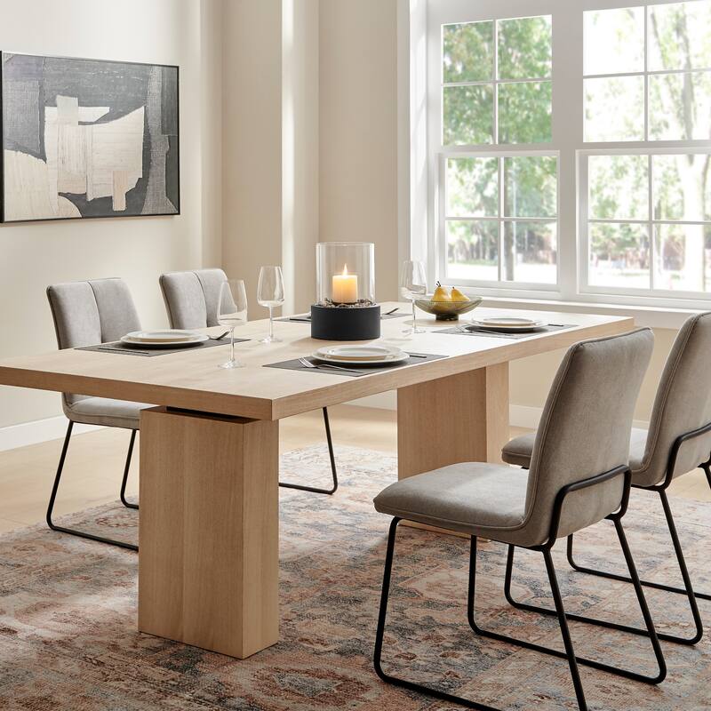 Small Glass Hurricane Pillar Candle Holders with Pebble Base - 11.25" - Black