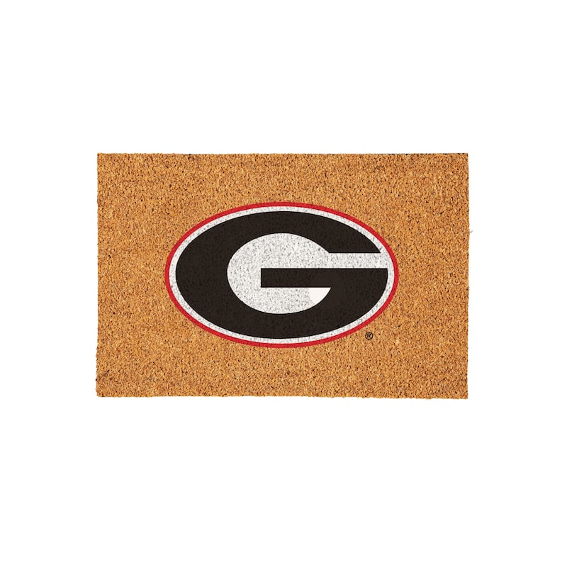 University of Georgia Full Color Indoor/Outdoor Coir Mat