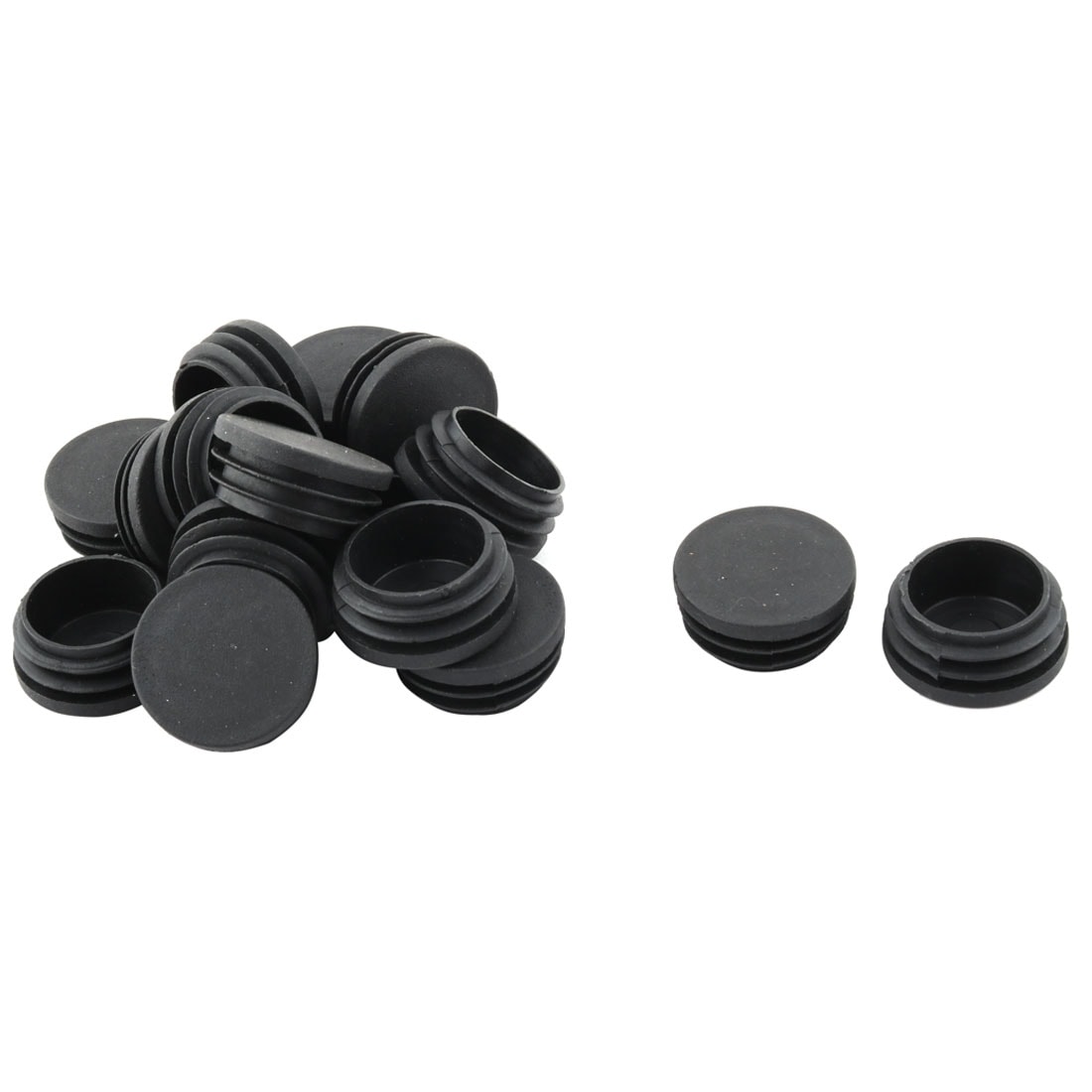Shop Plastic Round Chair Desk Leg Tube Insert Table Foot Covers 38mm Dia 16pcs Overstock 28854541