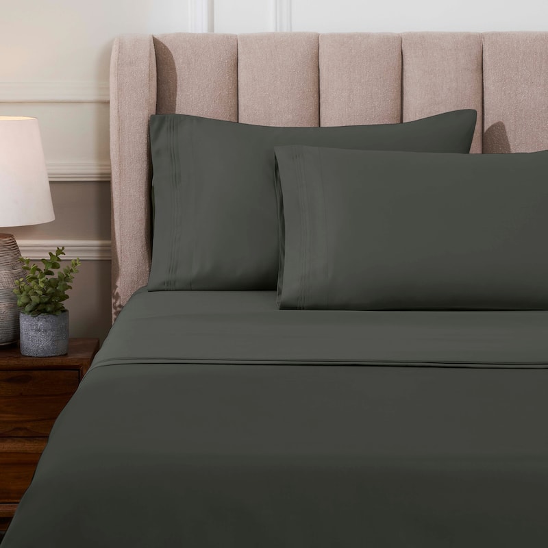 Superior Egyptian Cotton 1000 Thread Count Deep Pocket Solid Sheet Set