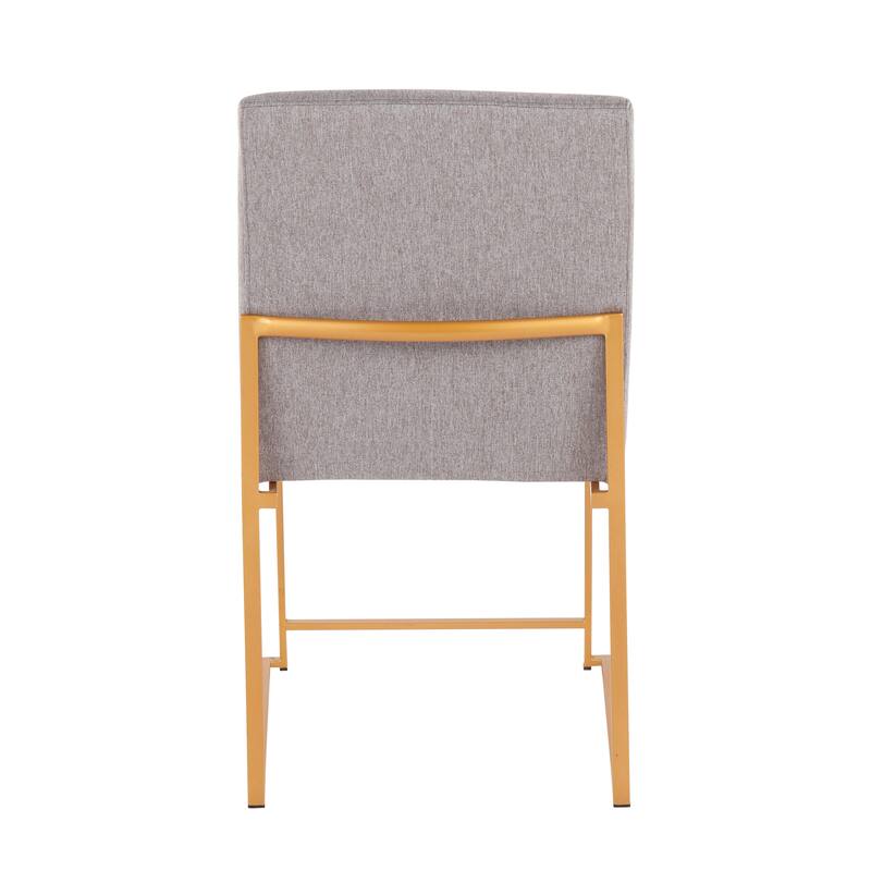 Silver Orchid Forrest Gold High Back Dining Chair - Set of 2
