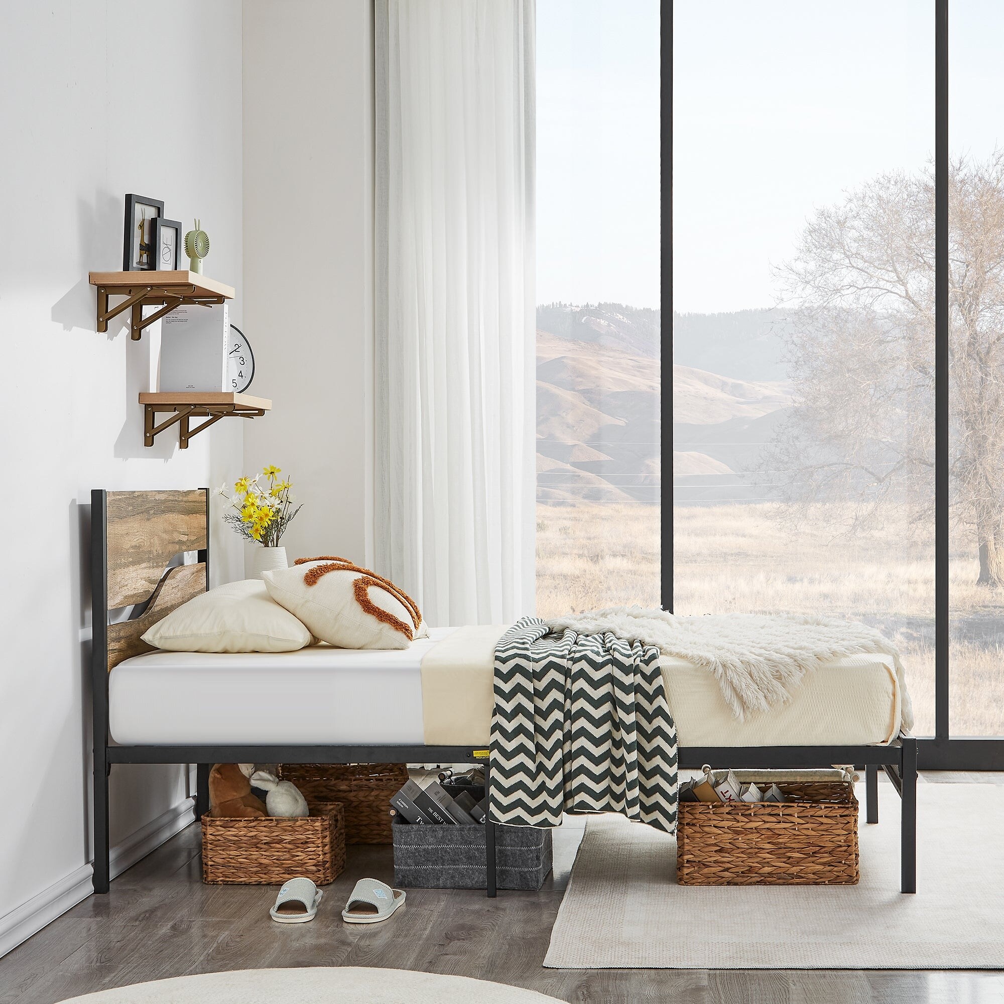 Industrial twin bed frame sale