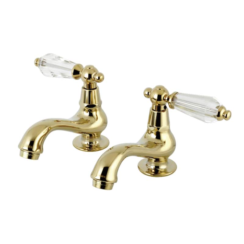 Kingston Brass Wilshire 1.2 GPM Single Hole Bathroom Faucet - Includes - Polished Brass
