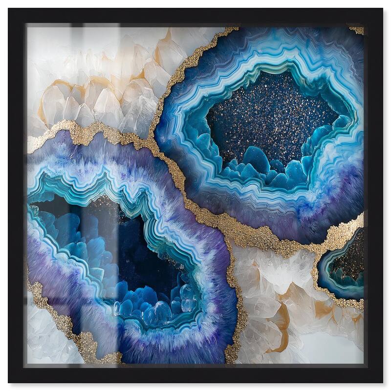 Beryl Brood II Shadowbox by Art Remedy - Black - 40" x 40"