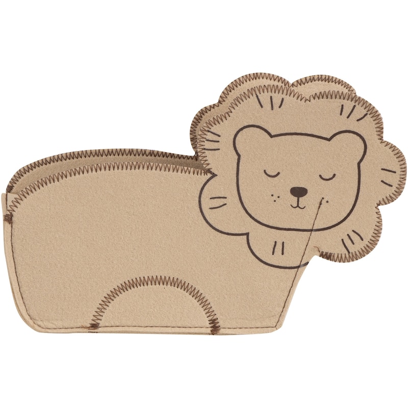 Lion Shaped 5 Piece Blanket Set
