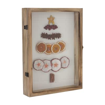 Dried Fruit Tree Shadow Box 16"H
