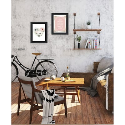 Trendy Decor 4U "A Life Well Lived - Makes you smile at the Memories!" Printed Framed Wall Art by House Fenway