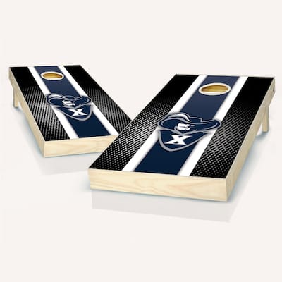 Xavier Musketeers Striped Outdoor Cornhole Board Set