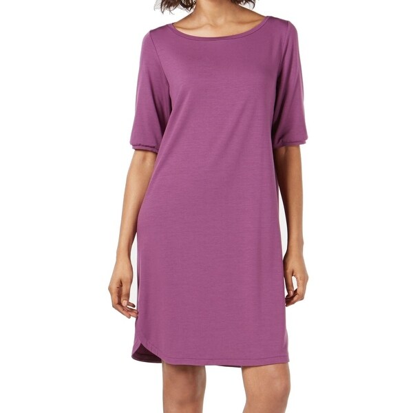 eileen fisher purple dress