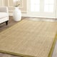 SAFAVIEH Natural Fiber Oceana Herringbone Seagrass Rug - 8' x 10' - Natural/Olive