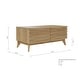 preview thumbnail 9 of 12, Studio London Zappa 2 Drawer Oak Wooden Coffee Table with Storage