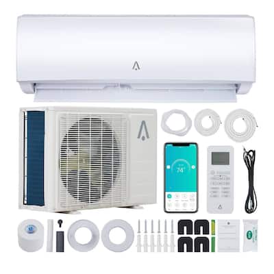 9,000 Btus Wall Mounted Air Conditioner with Heating function - N/A