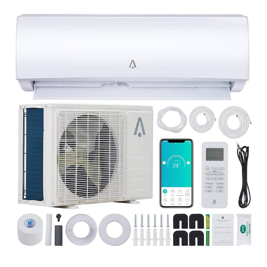 9,000 Btus Wall Mounted Air Conditioner with Heating function - N/A