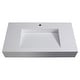 preview thumbnail 6 of 157, Pyramid Solid Surface Wall-Mounted Bathroom Sink