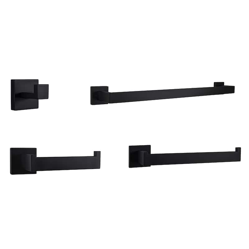 Bagno Lucido 4-Piece Bathroom Accessory Set - N/A