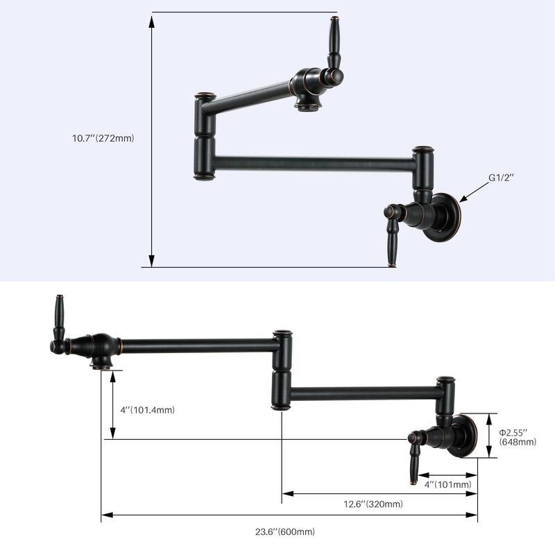 WOWOW Modern Retro Folding Filled Faucet