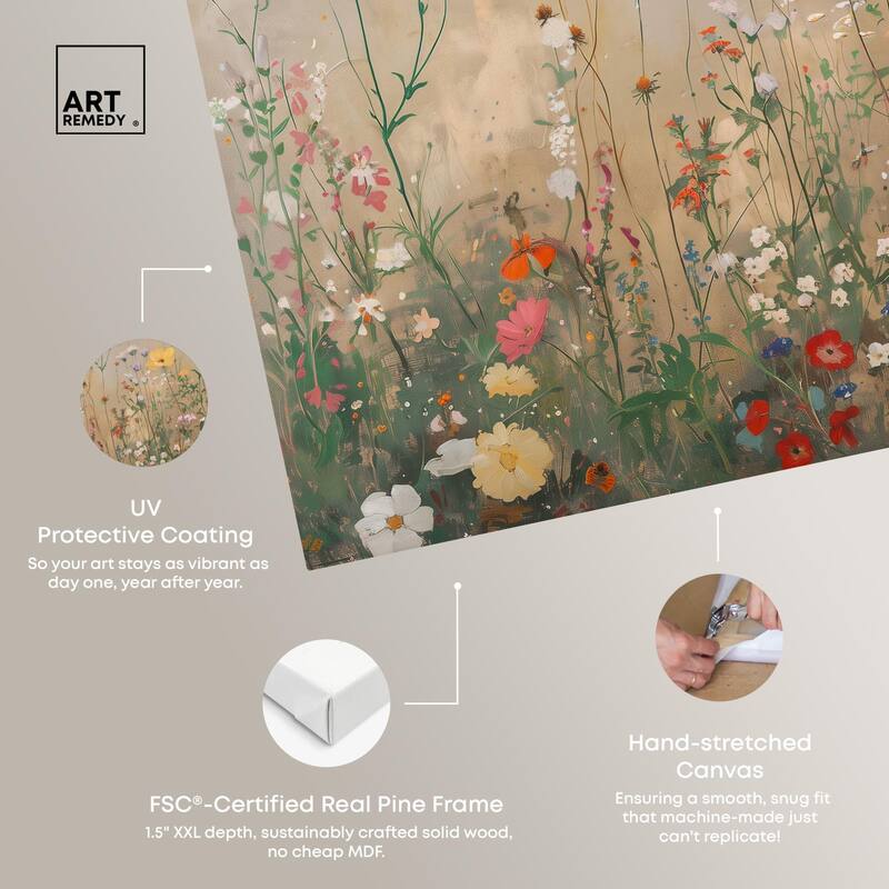 In the Golden Bloom Canvas by Art Remedy, Gallery Wrapped