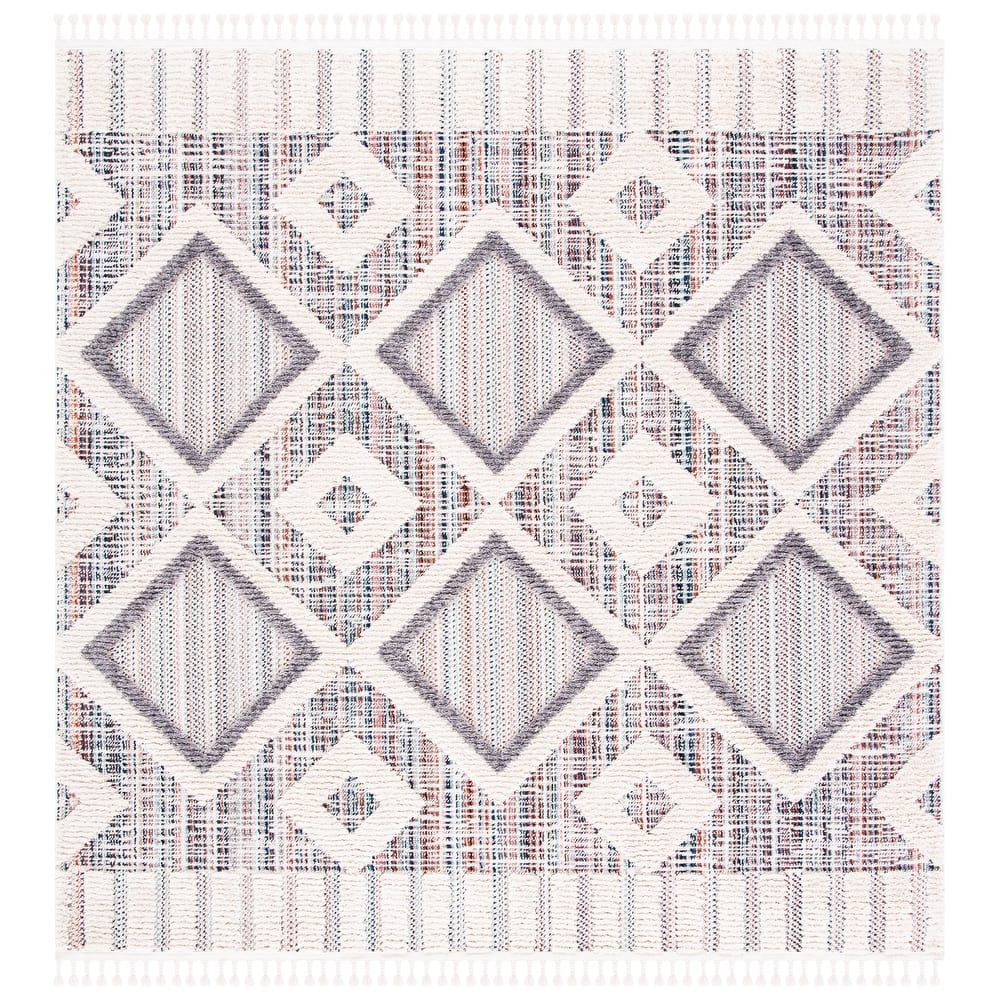 SAFAVIEH Marrakech Moroccan Elenore Boho Braided Tassel Area Rug