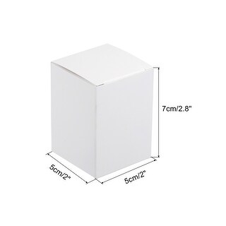 Paper Cardboard Boxes Gift Paper Box Brown 2x2x2 Inch for Gift Wrap ...