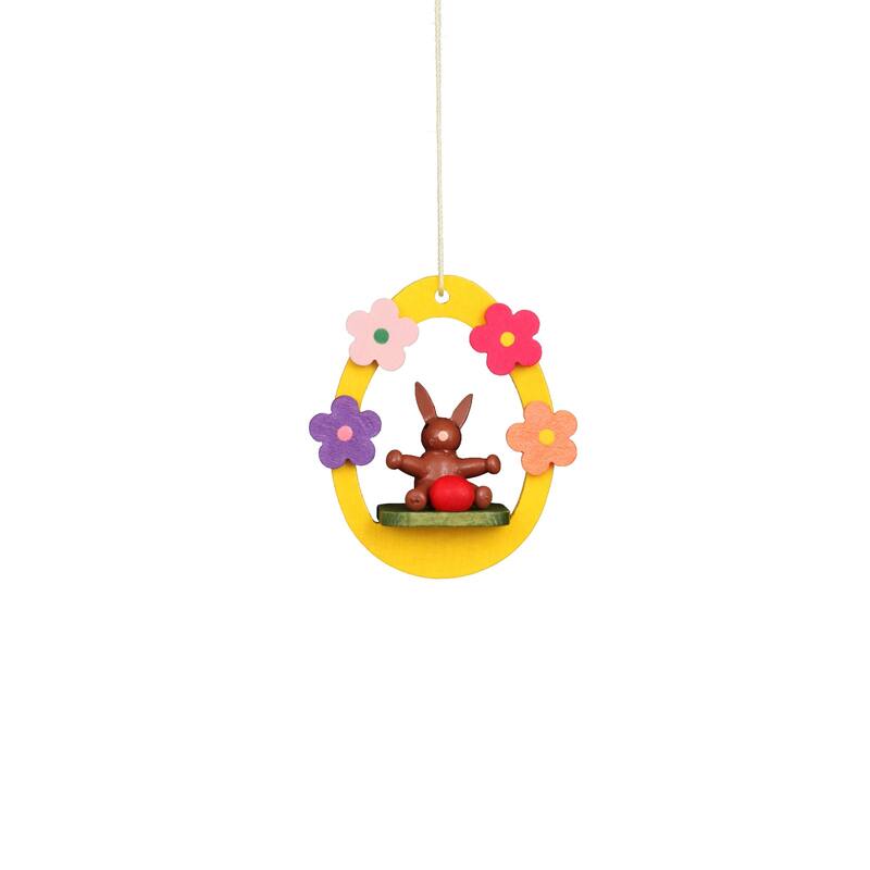 2.25" christian ulbricht baby bunny in egg easter ornament