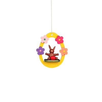 2.25" christian ulbricht baby bunny in egg easter ornament
