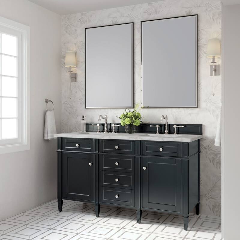 James Martin Vanities 650-V60D-FVSL Brittany 60" Free Standing Double