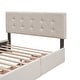 preview thumbnail 7 of 22, Queen Size Bed with 2 Storage Drawers and a Twin XL Trundle, Upholstered Platform Queen Bed Frame with Tufted Headboard