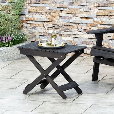 Christopher Knight Home Malibu Outdoor Folding Side Table