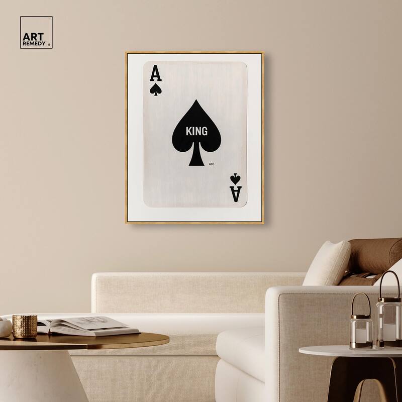 King of Spades Canvas by Art Remedy