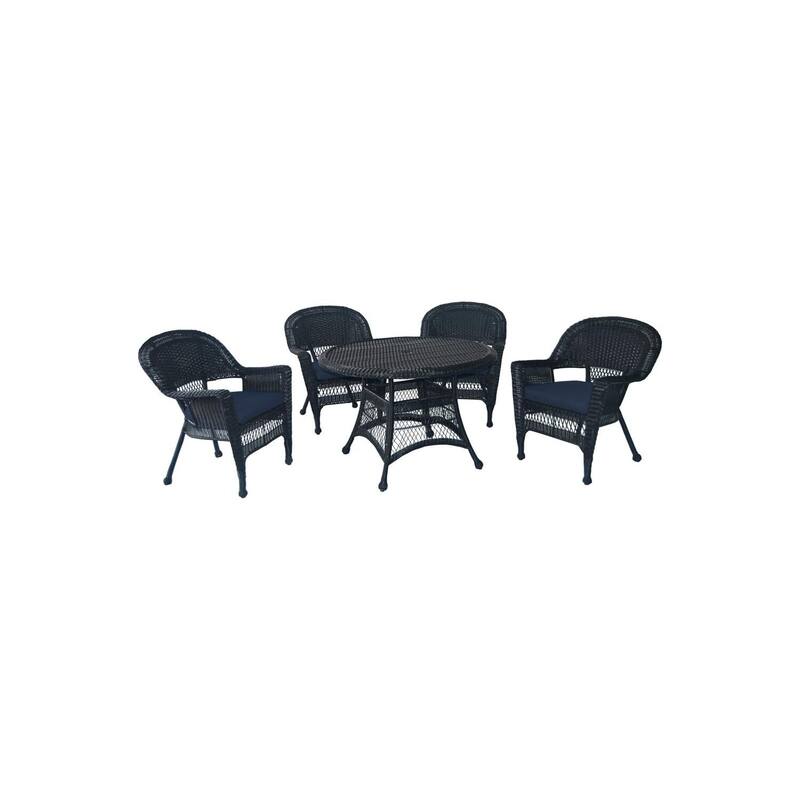 Outdoor Dining Set 5 Piece Patio Table & Chair Set Weather Resistant