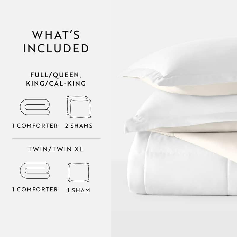 Soft Essentials All-season Down Alternative Reversible Lightweight Comforter Set