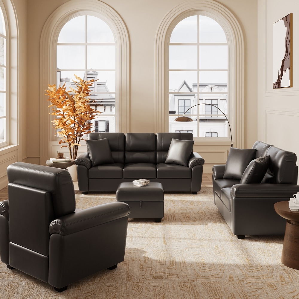 Black 3 Piece Living Room Sets Bed Bath Beyond