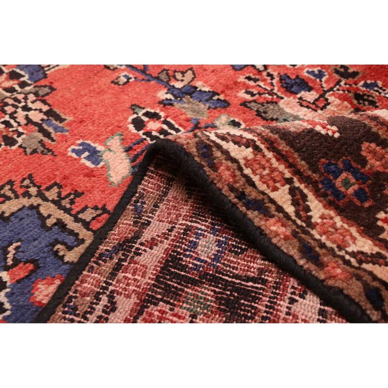 ECARPETGALLERY Hand-knotted Andelz Red Wool Rug - 6'3 x 9'4