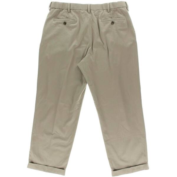 Shop Dockers Mens Casual Pants Double Pleat Cuffed Overstock 17675775