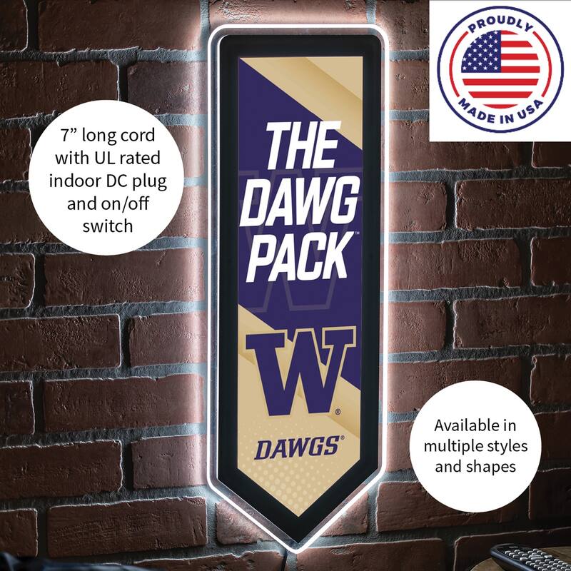 University of Washington LED Lighted Sign