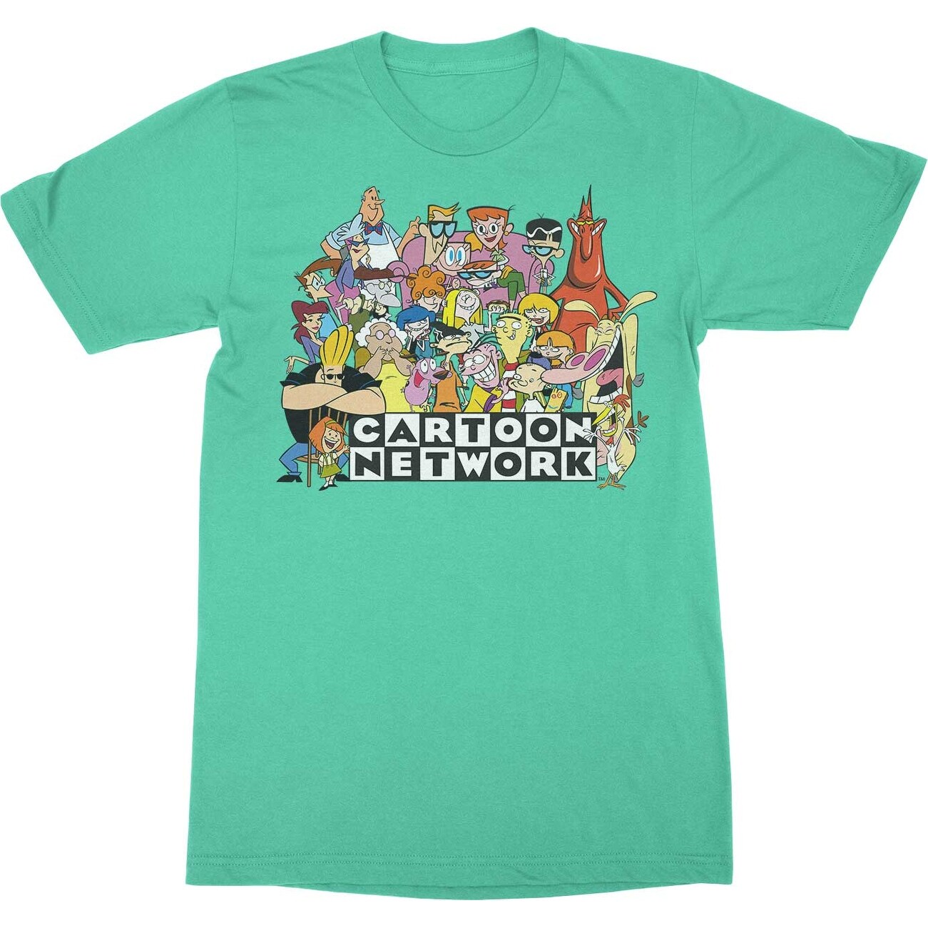 mint green shirt