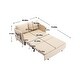 preview thumbnail 50 of 70, Velvet Loveseat Couch with Pull Out Bed Convertible Sleeper Sofa Bed
