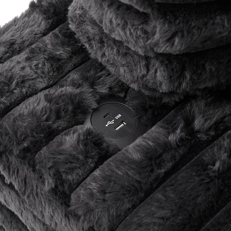Oversized Double Chaise Lounge Sofa 83.5" Sofa Bed Cloud Couch Plush With Two Supportive Pillows,Usb Ports And Cup Holders